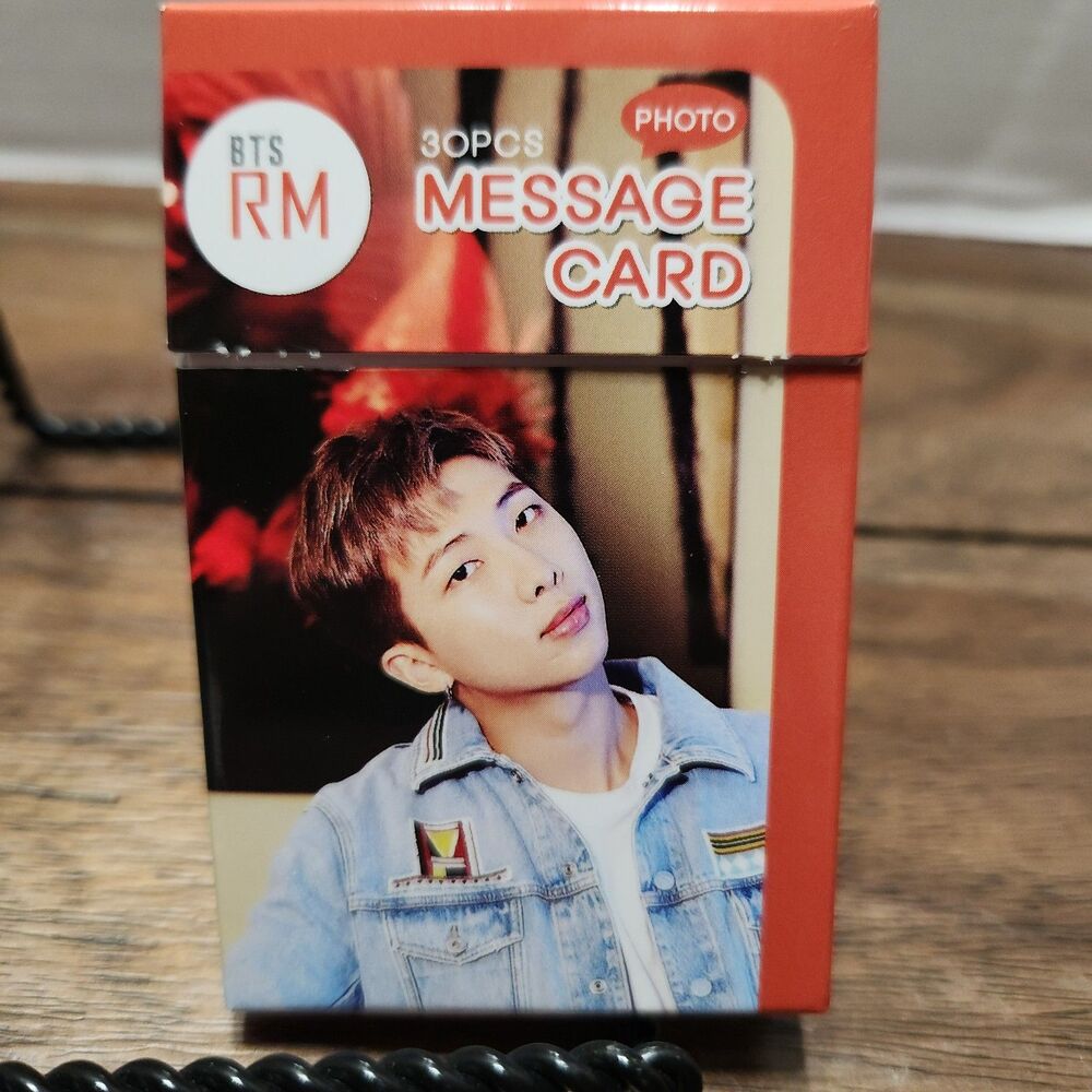 BTS RM Photo Message Cards 30 Pieces